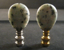 Load image into Gallery viewer, GREEN EYE JASPER Stone Lamp Finial with PB, SN or AB Base (1-PC.)