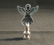 Load image into Gallery viewer, ANGEL Cast Metal Lamp Finials-6 Colors Available (1 Pc.)-Antique Silver Finish