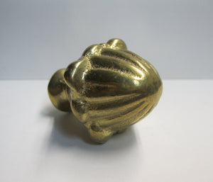 ACORN Solid Cast Brass Lamp Finial, Heavy and Detailed w/Dual Threads