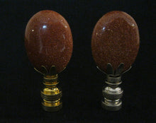 Load image into Gallery viewer, GOLDSTONE Lamp Finial with PB, SN or AB Base (1-PC.)
