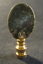 Load image into Gallery viewer, NATURAL JASPER Stone Lamp Finial with PB, SN or AB Base (1-PC.)