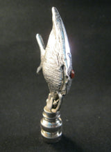 Load image into Gallery viewer, FISH Rhinestone Lamp Finial-Antique Silver Finish