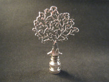 Load image into Gallery viewer, TREE Cast Metal Lamp Finial-Antique Silver Finish
