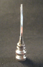 Load image into Gallery viewer, CROWN MEDALLION Cast Metal Lamp Finial-Antique Silver Finish