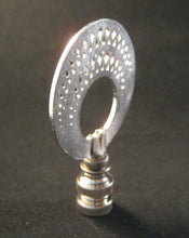 Load image into Gallery viewer, CROWN MEDALLION Cast Metal Lamp Finial-Antique Silver Finish