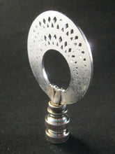 Load image into Gallery viewer, CROWN MEDALLION Cast Metal Lamp Finial-Antique Silver Finish