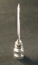 Load image into Gallery viewer, PERFORATED DISK Cast Metal Lamp Finial-Antique Silver Finish