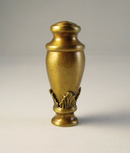 Load image into Gallery viewer, ACANTHUS URN Lamp Finial, Aged Brass Finish, Highly detailed metal casting