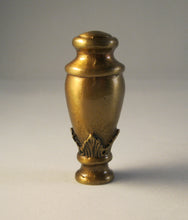 Load image into Gallery viewer, ACANTHUS URN Lamp Finial, Aged Brass Finish, Highly detailed metal casting