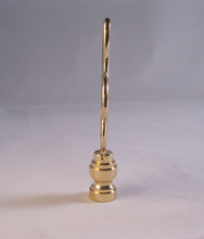 Load image into Gallery viewer, MUSIC STAFF Lamp Finial-Polished Brass Finish, Highly detailed metal casting