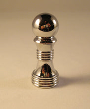 Load image into Gallery viewer, BALL ON BASE Machined Metal Lamp Finial-Chrome Finish
