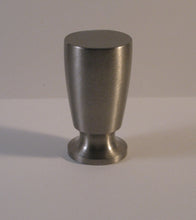 Load image into Gallery viewer, TAPERED TOP HAT Machined Solid Brass Lamp Finial Satin Nickel Finish, Detailed and Heavy
