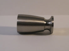 Load image into Gallery viewer, TAPERED TOP HAT Machined Solid Brass Lamp Finial Satin Nickel Finish, Detailed and Heavy