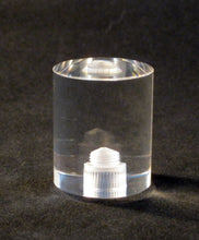 Load image into Gallery viewer, ACRYLIC CYLINDER Lamp Finial 1-1/2&quot;H-Clear, Transitional