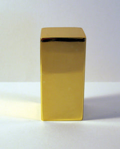 RECTANGULAR CUBE Metal Lamp Finial-2 Finishes Available