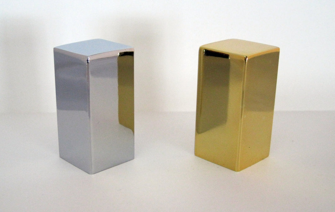 RECTANGULAR CUBE Metal Lamp Finial-2 Finishes Available (1-Pc.) – Lamp ...