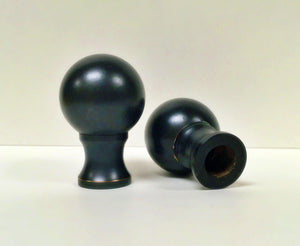 BALL Machined Metal Lamp Finial-Oil Rubbed Bronze Finish