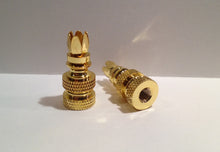 Load image into Gallery viewer, Lamp Finial BASE-Lamp Parts-Solid Brass 1/4-27 Thread (3 Finishes available)