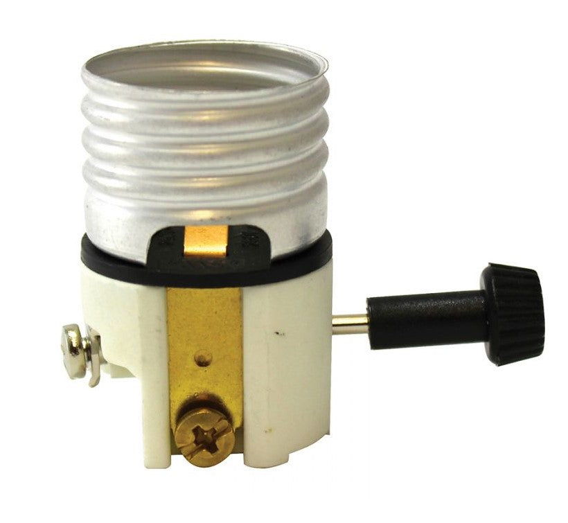 ON/OFF TURN KNOB Replacement MB PORCELAIN Socket/Electrolier Interior ...