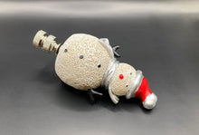 Load image into Gallery viewer, Holiday-Christmas Lamp Finial-SNOWMAN-Polished Nickel Base